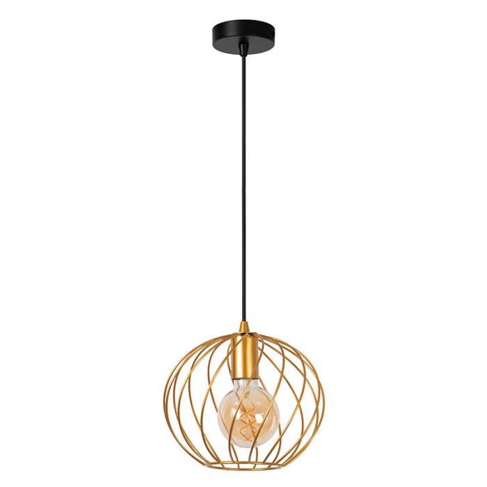 Brass pendant light classic, Danza