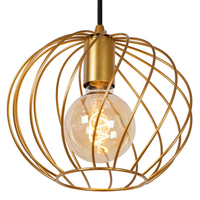 Brass pendant light classic, Danza