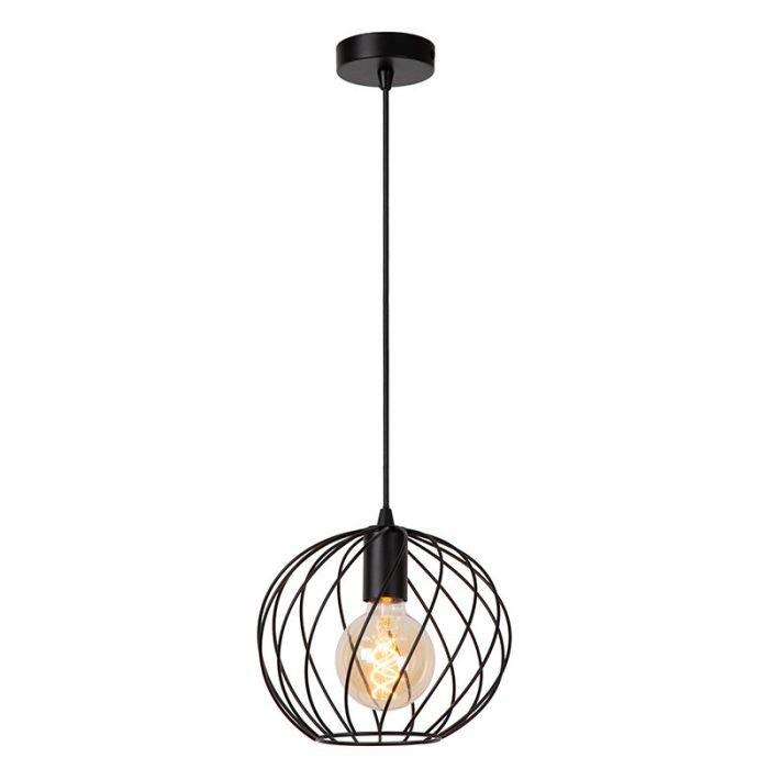 Black pendant light classic, Danza