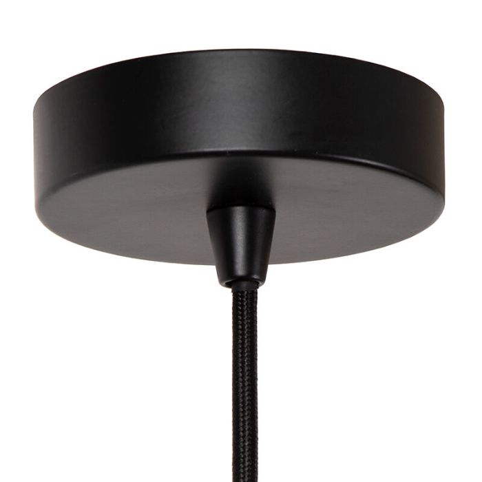 Black pendant light classic, Danza