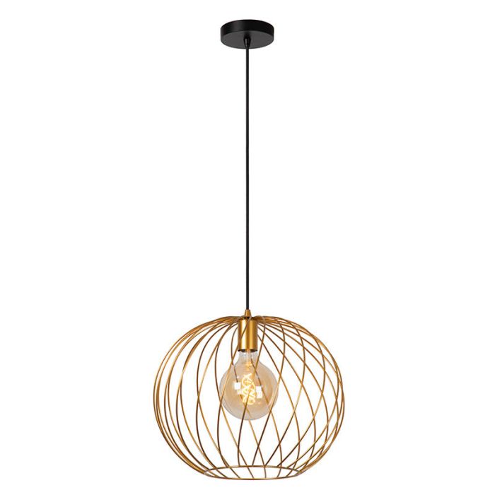 Brass pendant light classic, Danza