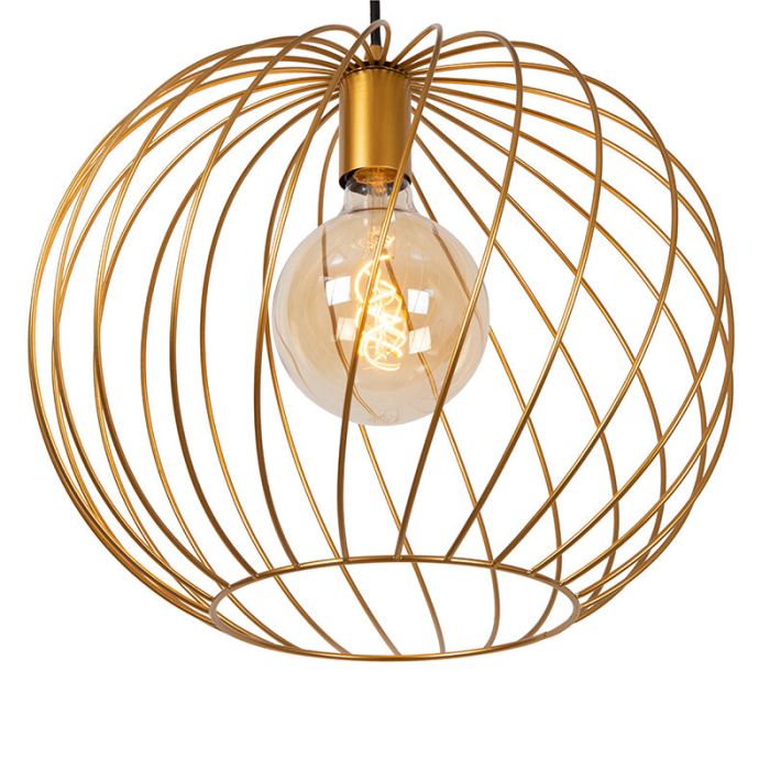 Brass pendant light classic, Danza