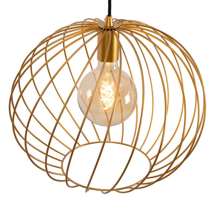 Brass pendant light classic, Danza