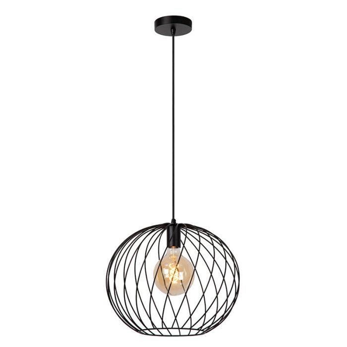 Black pendant light classic, Danza