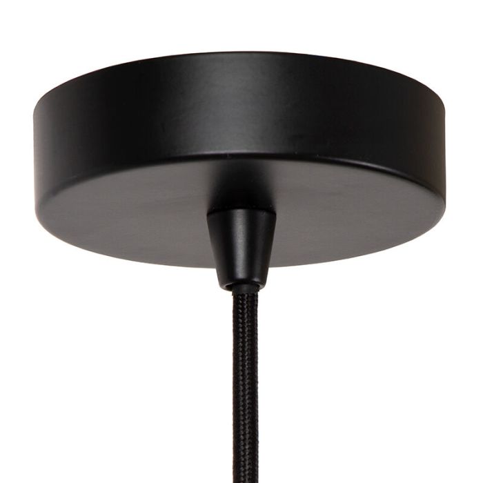 Black pendant light classic, Danza