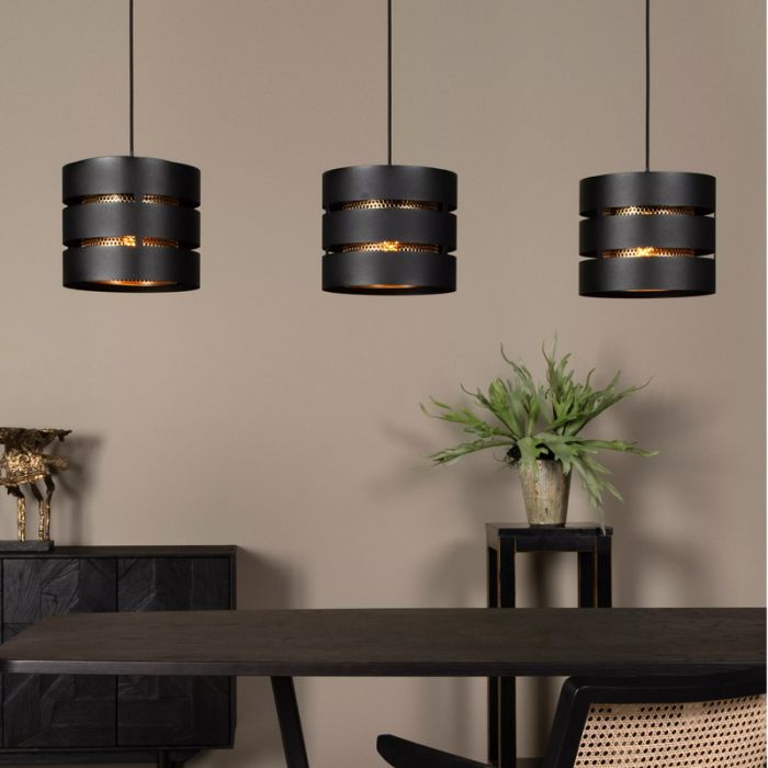 Black pendant light modern, Rosas