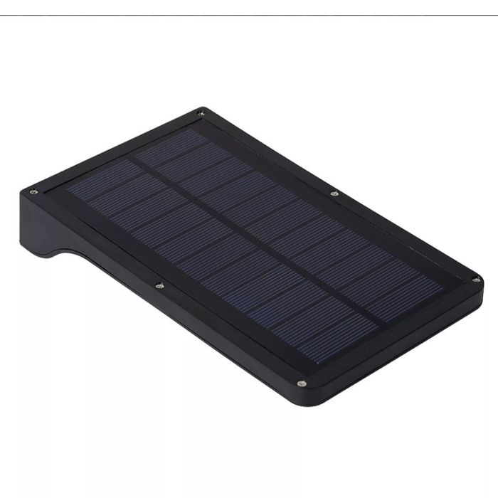 Black outdoor wall light with motion sensor modern, Basic, 3W, 2700K LED, IP44