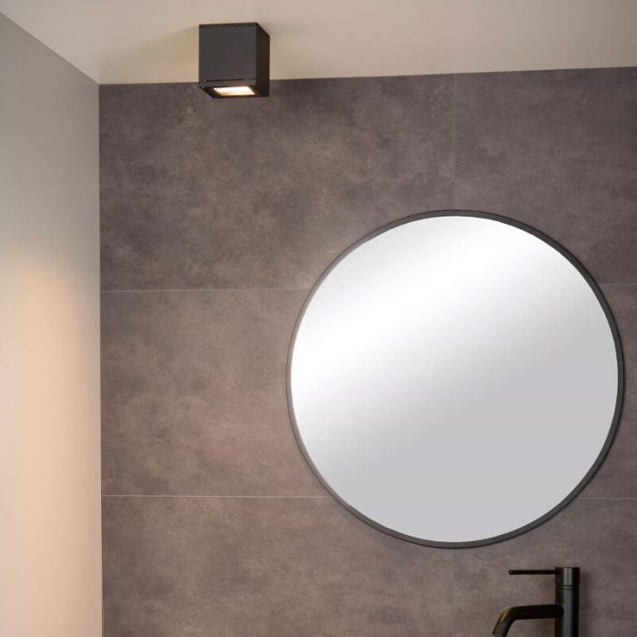 Black ceiling spotlight modern, Aven, IP65