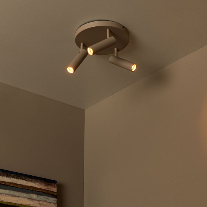 Taupe ceiling spotlight modern, Grado