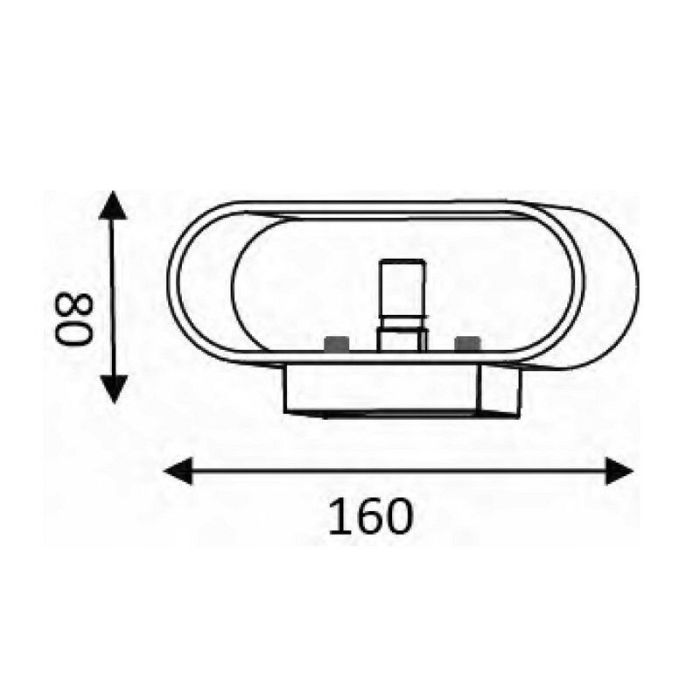 White wall light modern, Xera