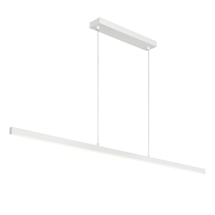 White pendant light modern, Sigma, 36W, 2700K LED