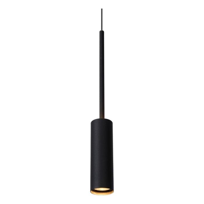 Black pendant light modern, Tubule