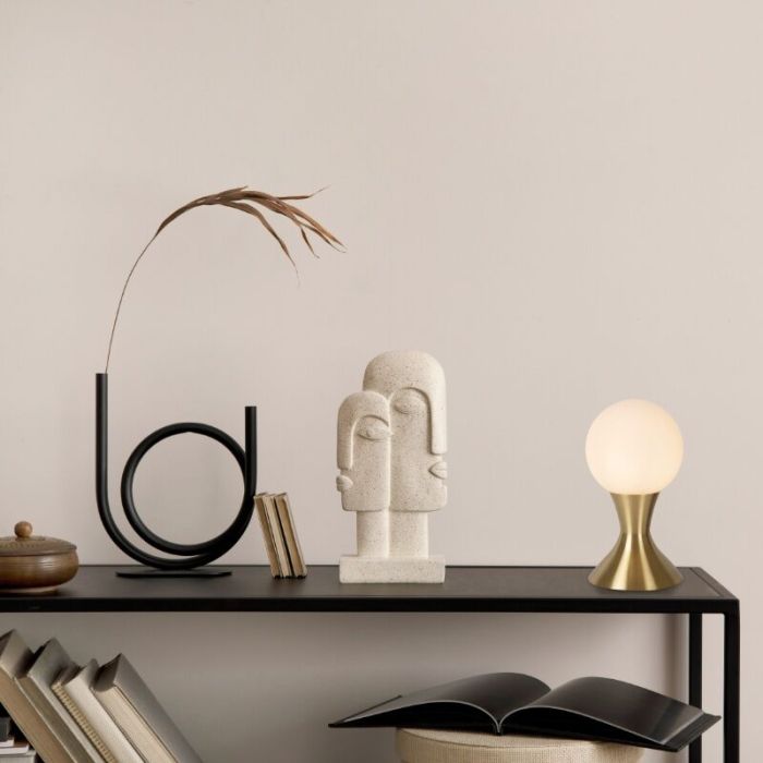 Golden table lamp modern, Moya, with switch