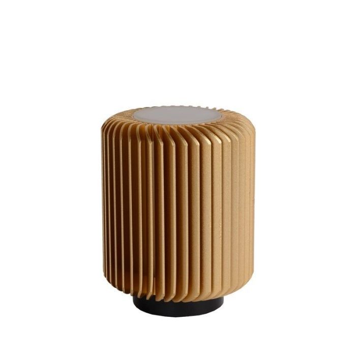Golden table lamp modern, Turbin, 5W, 3000K LED, with switch