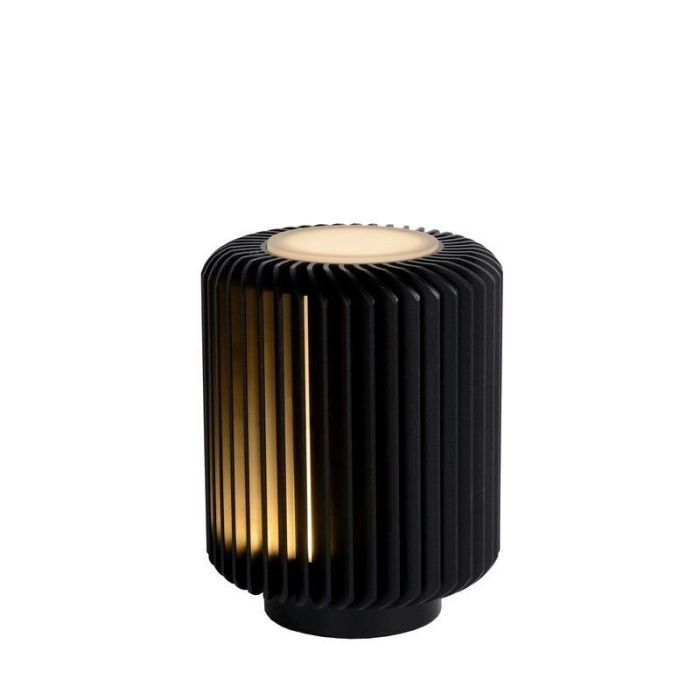Black table lamp modern, Turbin, 5W, 3000K LED, with switch