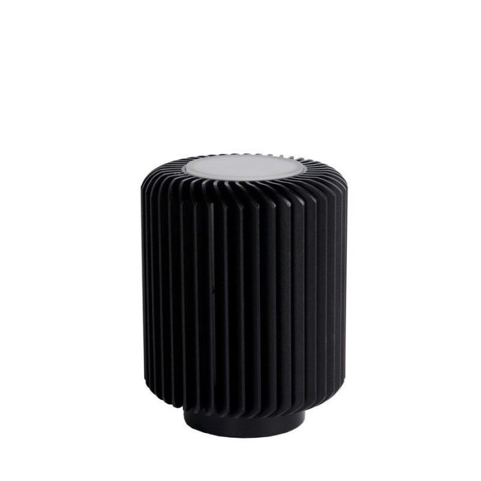 Black table lamp modern, Turbin, 5W, 3000K LED, with switch