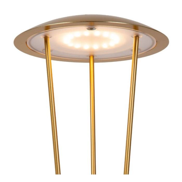 Brass rechargeable outdoor table lamp modern, Renee, 2,2W, 2700K LED, IP54, with touch dimmer
