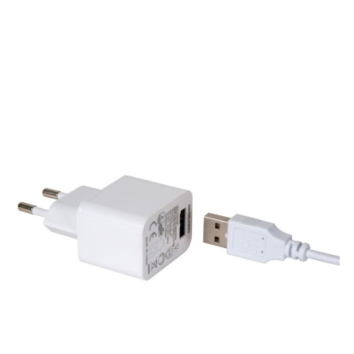 White rechargeable outdoor table lamp modern, Renee, 2,2W, 2700K LED, IP54, with touch dimmer