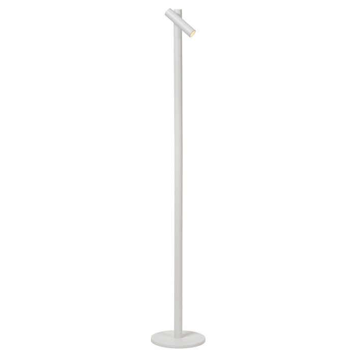 White rechargeable floor lamp modern, Antrim, 2,2W, 2700K LED, IP54, with touch dimmer