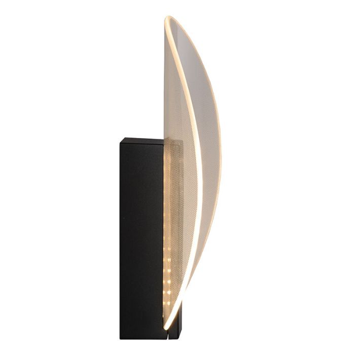 Black outdoor light modern, Laredo, 9W, 2700K LED, IP54