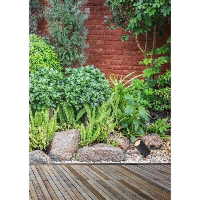 Anthracite garden spike light modern, Manal, 12W, 3000K LED, IP65