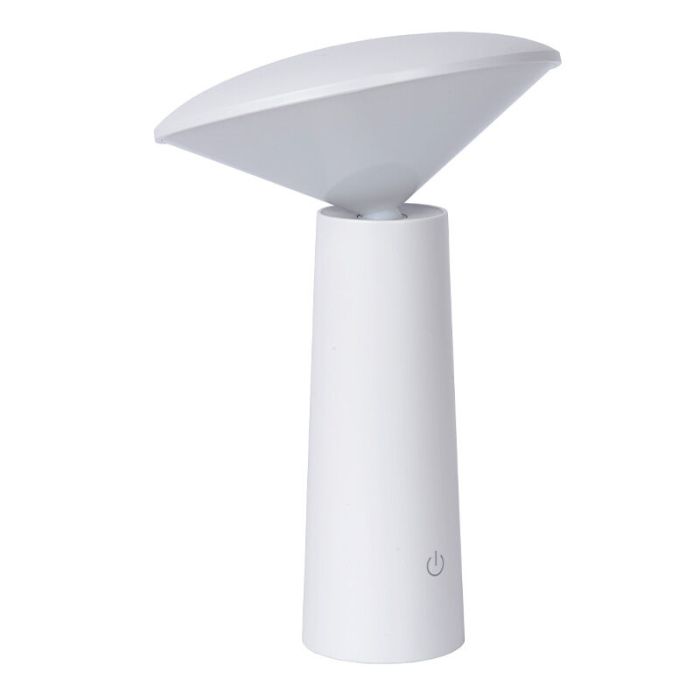 White outdoor table lamp modern, Jive, 4W, warm to cold white adjustable LED, IP44, with switch