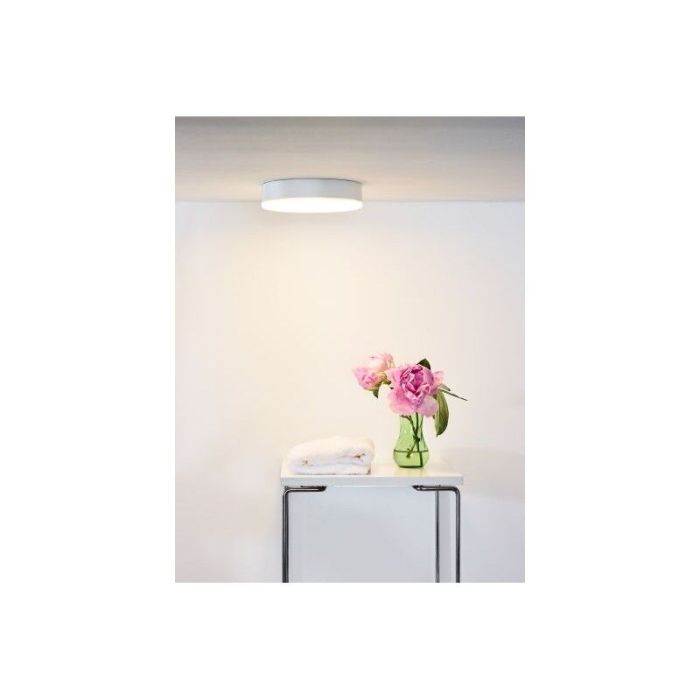 White flush ceiling light modern, Ceres, 30W, 3000K LED, IP44