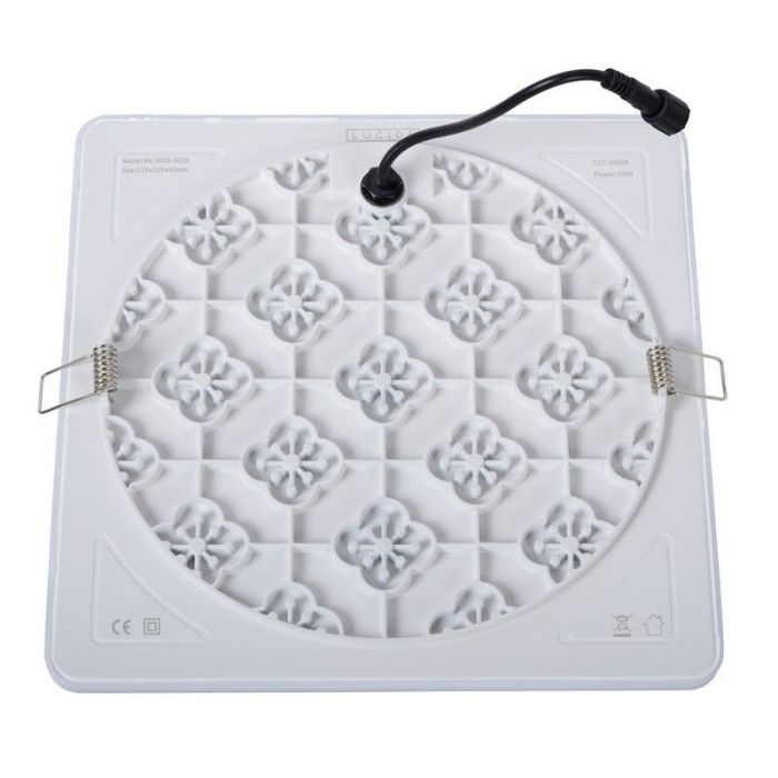 White flush ceiling light modern, Ceres, 30W, 3000K LED, IP44