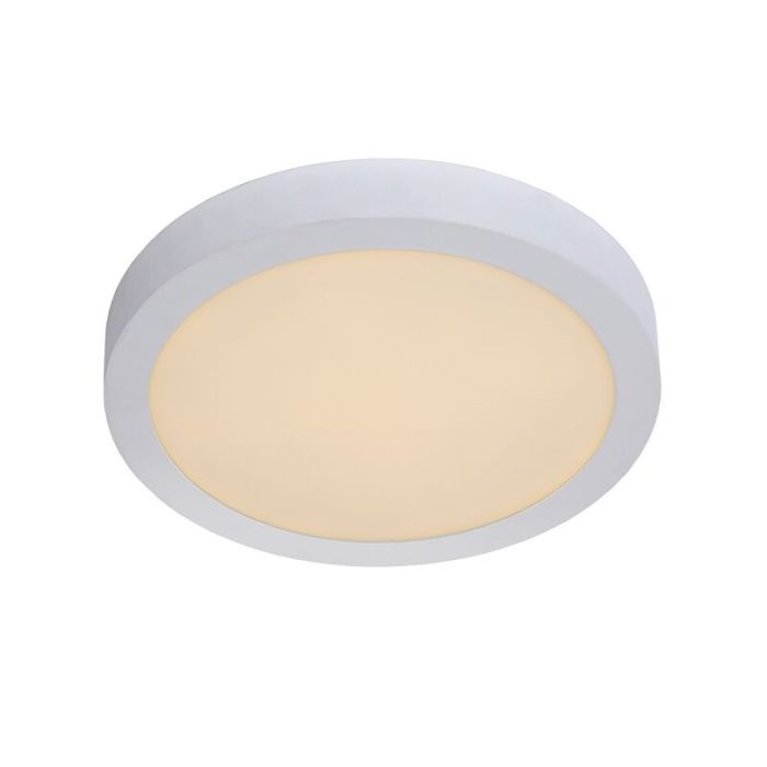 White flush ceiling light modern, Brice, 30W, 3000K LED, IP44