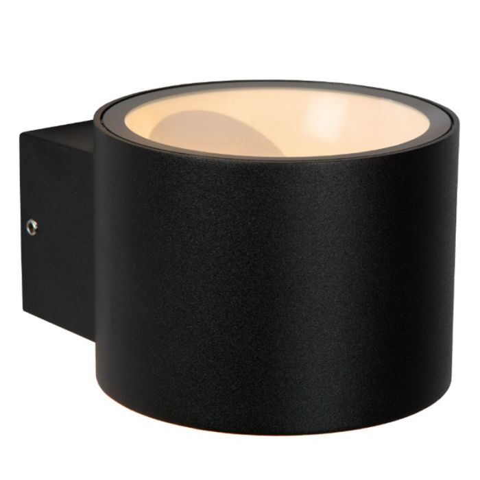 Black up down wall light modern, Oxford, IP54