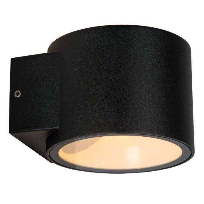 Black up down wall light modern, Oxford, IP54