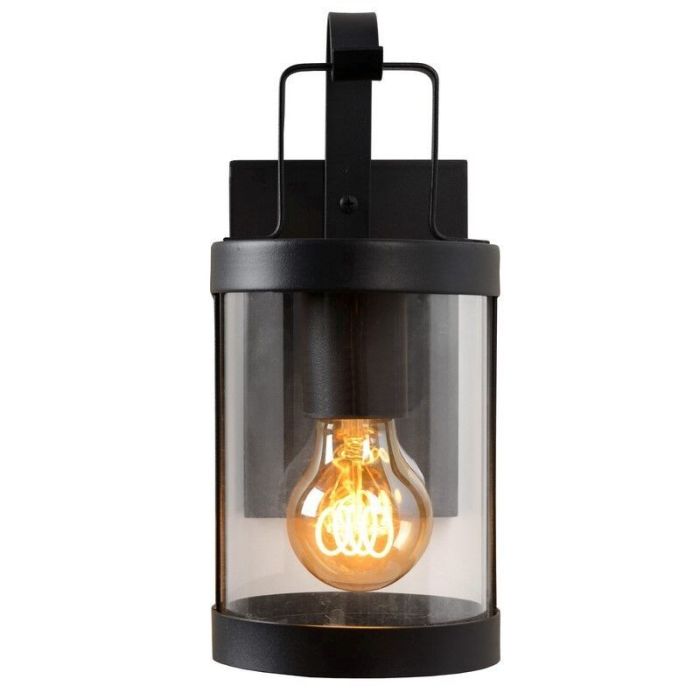 Black wall light modern, Lindelo, IP23
