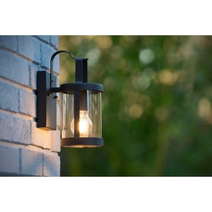 Black wall light modern, Lindelo, IP23