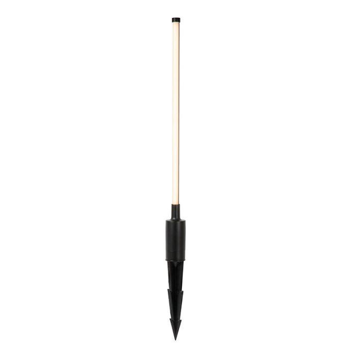 Black garden spike light modern, Lornex, 6W, 3000K LED, IP54