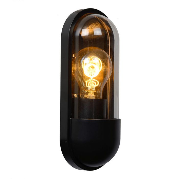 Black outdoor light classic, Capsule, IP54
