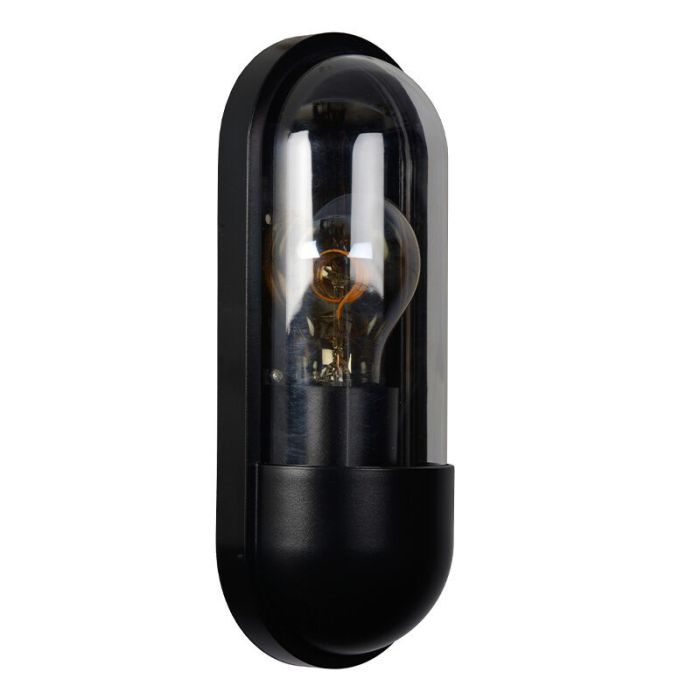 Black outdoor light classic, Capsule, IP54