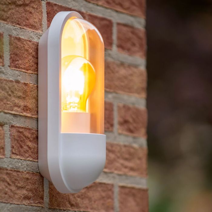 White outdoor light classic, Capsule, IP54