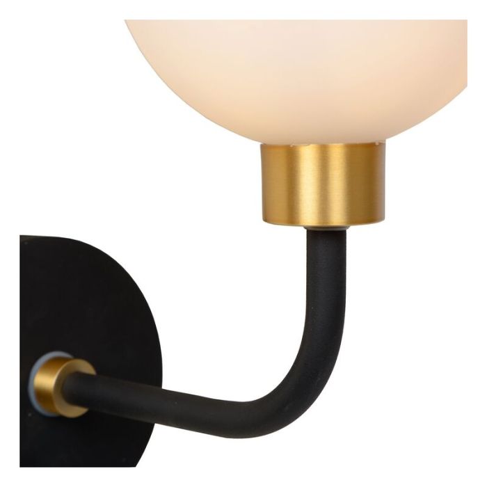 Golden wall spotlight classic, Berend, IP44