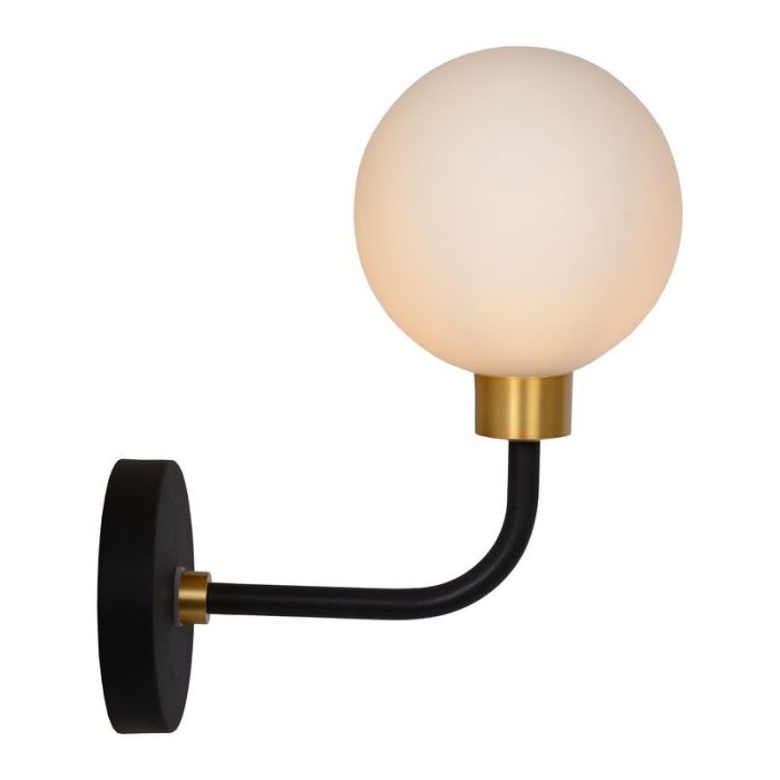 Golden wall spotlight classic, Berend, IP44