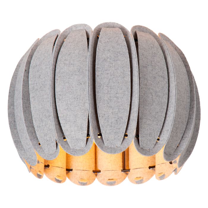 Grey flush ceiling light modern, Spencer