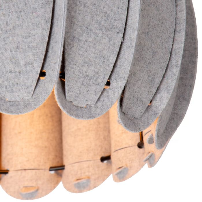 Grey flush ceiling light modern, Spencer