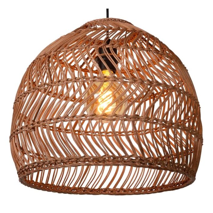 Rattan pendant light yellow, Moloko