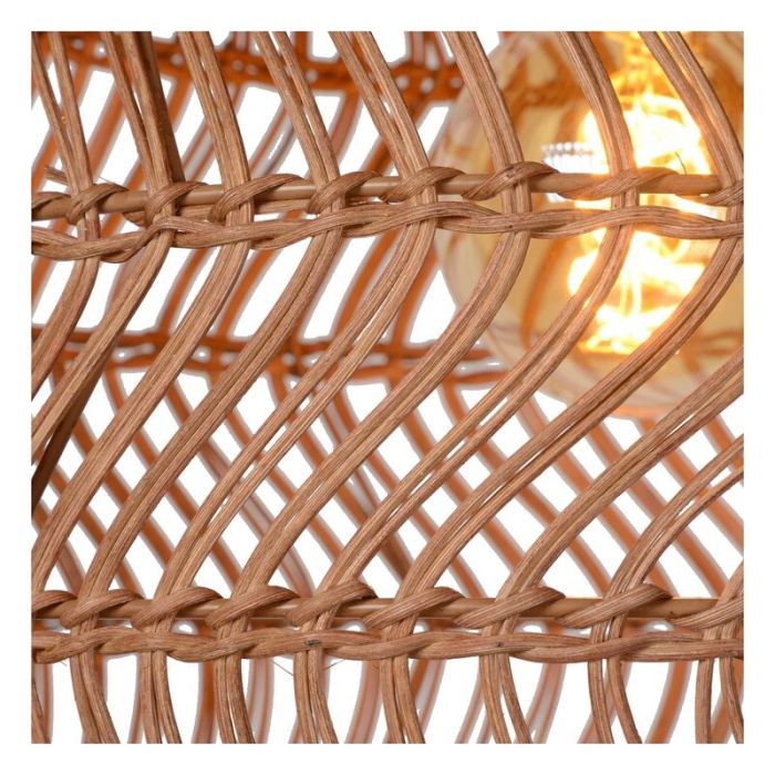 Rattan pendant light yellow, Moloko