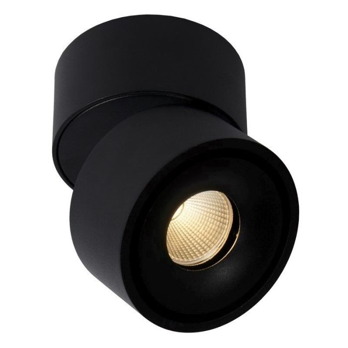 Black ceiling spotlight modern, Yumiko, 8W, 2700K LED