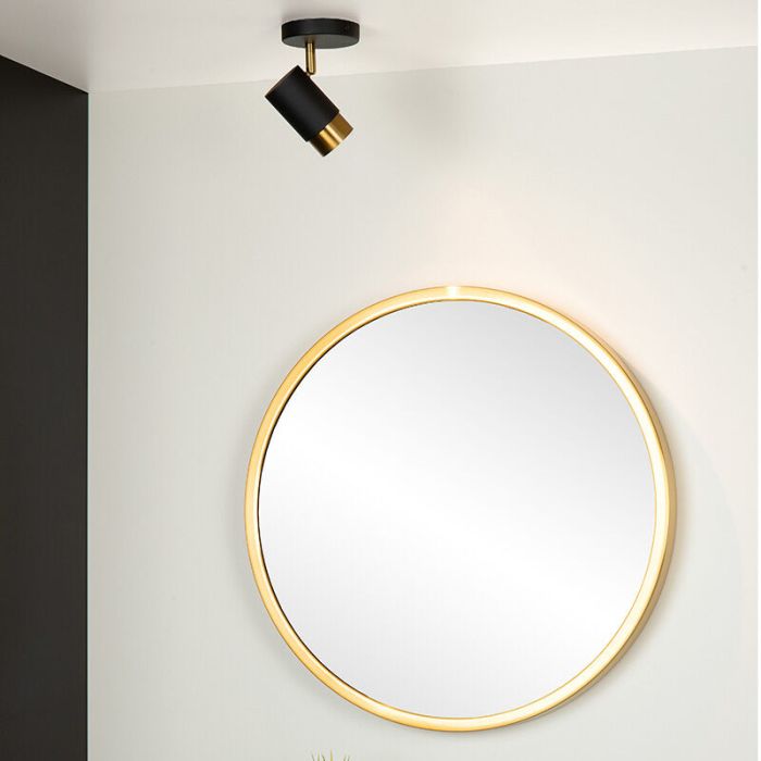 Golden ceiling spotlight modern, Floris