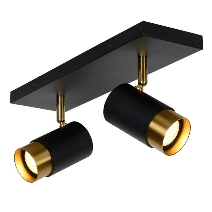 Golden ceiling spotlight modern, Floris