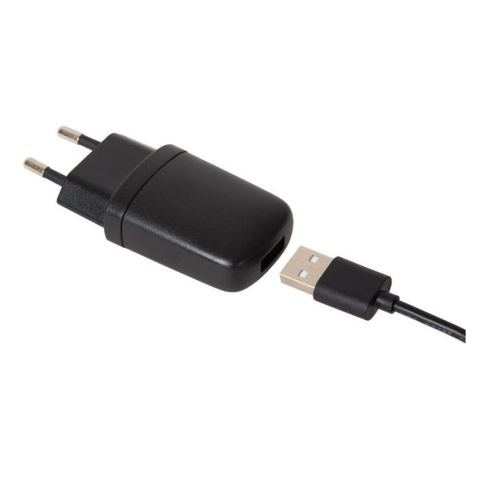 Black rechargeable table lamp modern, Stirling, 3W, 2700K LED, with touch dimmer