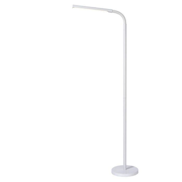 White reading floor lamp modern, Gilly, 5W, 2700K LED, with switch