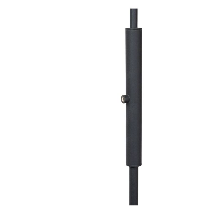 Black rechargeable floor lamp modern, Comet, 3W, 2700K LED, with touch dimmer