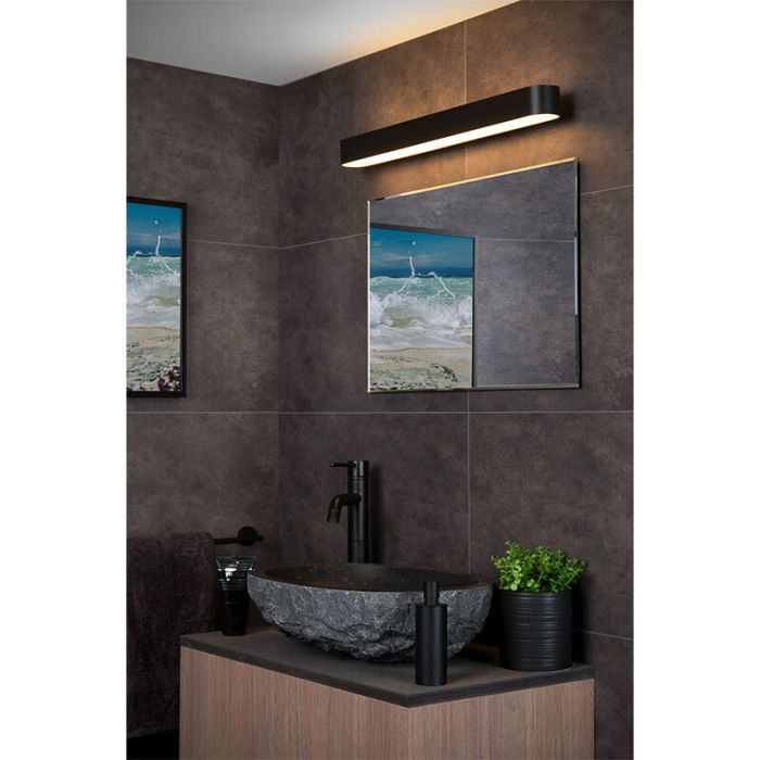 Blue bathroom wall light modern, Madelon, 9W, 2700K LED, IP44